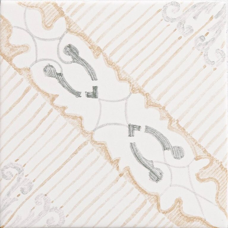 Marble Systems - Tropani Bianco Glossy Ceramic Tile 6x6 - TL80393