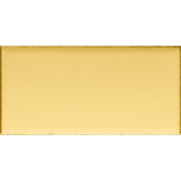 Marble Systems - Yellow Glossy Ceramic Tile 4x8 - WIS12194