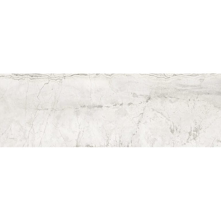 Marble Systems - Romano White Honed Subway Marble Look Porcelain Tile 4x12 - WIS12556