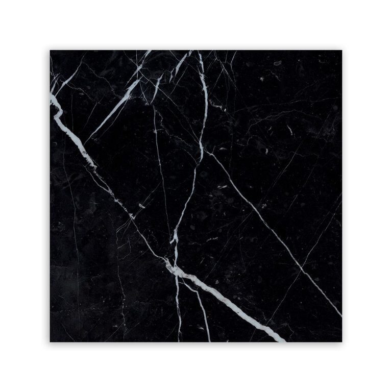 Marble Systems - Marquina Nero Polished Porcelain Tile 24x24 - WLE00948
