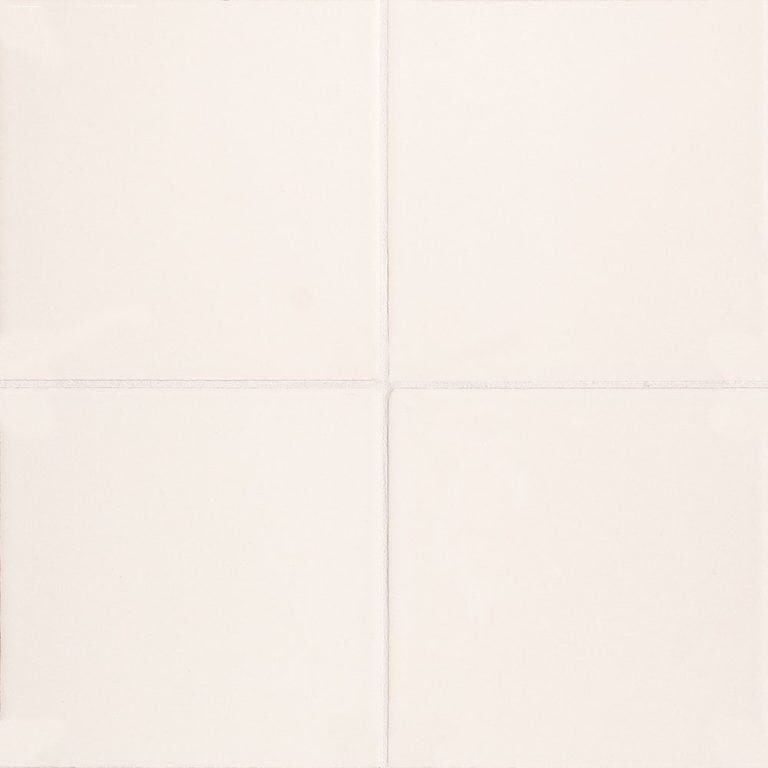 Marble Systems - Blanc Glazed Ceramic Tile 5 7/8x5 7/8 - WLV20001