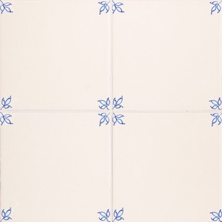 Marble Systems - Garden Blanc Blue Glazed Ceramic Tile 6x6 - WLV20542