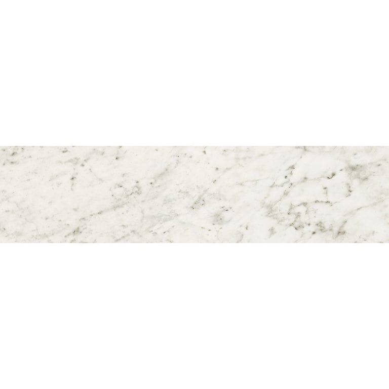Marble Systems - Bianco Carrara Polished Marble Look Porcelain Tile 3x12 - WNB00338