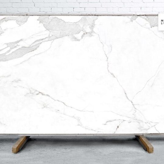 Marble Systems - Estatuario E01r Honed Sintered Stone Slab 125x63 - WNE10120