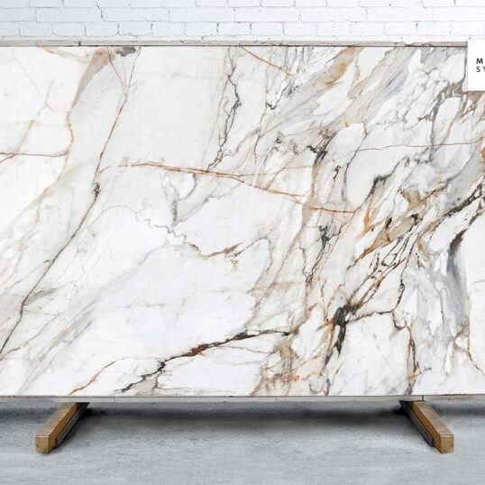 Marble Systems - Calacatta Luxe Cl01r Polished Sintered Stone Slab 125x63 - WNE10139