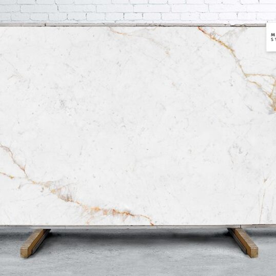 Marble Systems - Neolith Abu Dhabi White Silk Sintered Stone Slab 125x63 - WNE10196