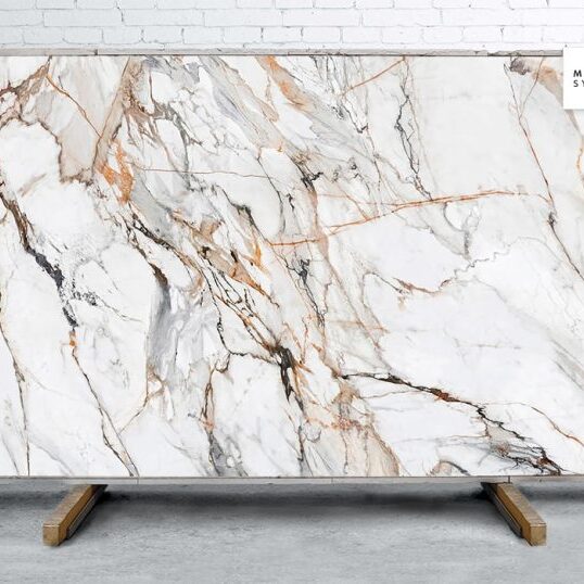 Marble Systems - Calacatta Luxe Cl01r Natural Sintered Stone Slab 125x63 - WNE10222