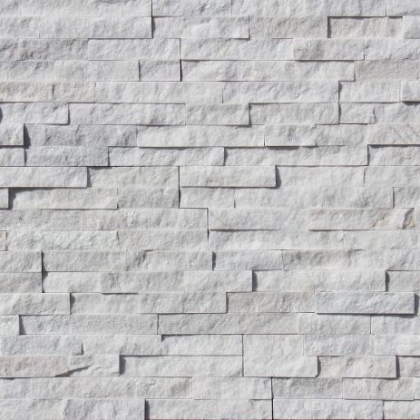 White Quartz 6X24 Splitface Ledger Panel #LP64624SF - Icontile - LP64624SF