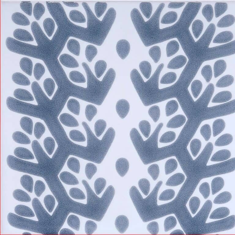 Grey Glossy Cecil Stripe Ceramic Tile 6x6 - XSP90007