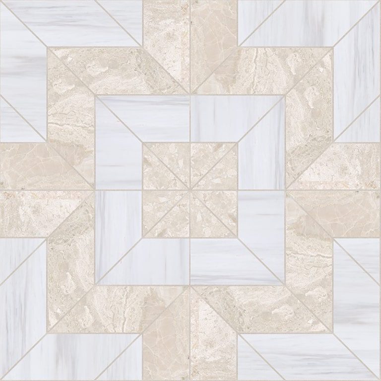 Diana Royal Multi Finish Marble Waterjet Decos 9x9 - XTA04008