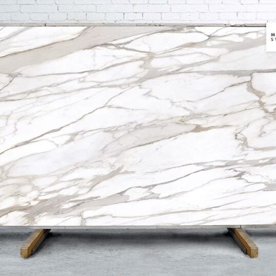 Marble Systems - Calcatta Gold B Lappato Lucido Porcelain Slab 64x128 - YEM00911