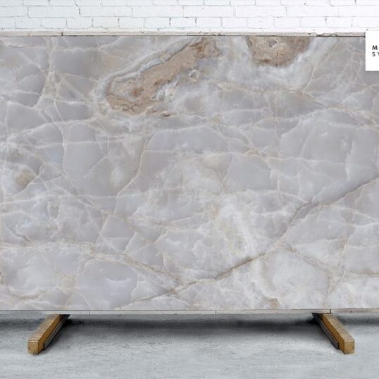 Marble Systems - Onyx A Lappato Lucido Porcelain Slab 64x128 - YEM00918