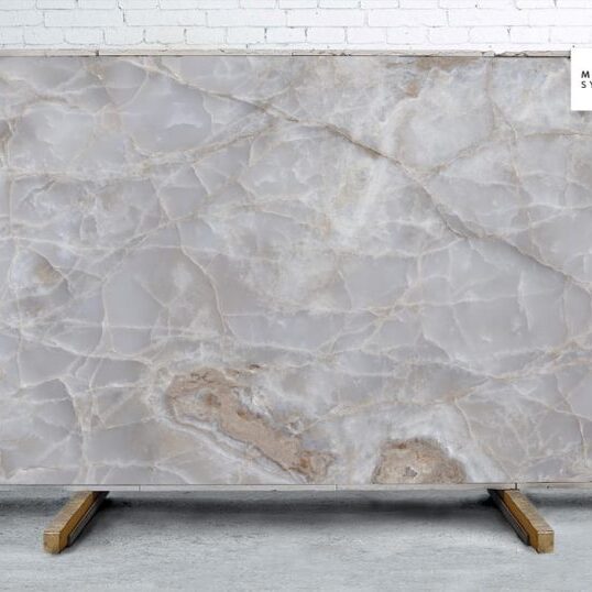 Marble Systems - Onyx B Lappato Lucido Porcelain Slab 64x128 - YEM00919