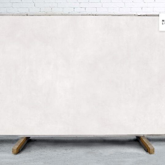 Marble Systems - Concrete White Natural Porcelain Slab 64x128 - YEM00944