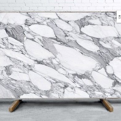 Arabescato Corchia A Lappato Lucido Porcelain Slab 64x128