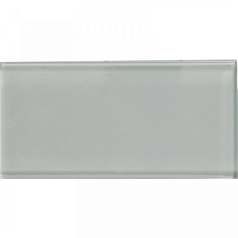 Gray Cloud Gloss - Mir Mosaic - A-092 3x6