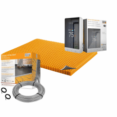 All in One Floor Heating Kit with 21 sq ft Cable