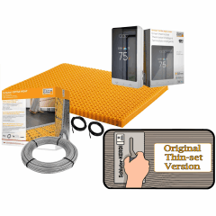 All in One Floor Heating Kit with 102 sq ft Cable