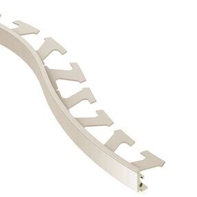 JOLLY-RADIUS EDGE TRIM 3/8" ALUM SATIN NICKEL 10'