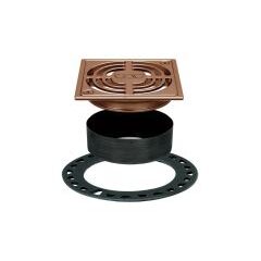 KERDI-DRAIN Grate Kit 4" Brushed Copper