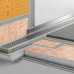 KERDI-LINE 3/4" FRAME 48" SQUARE GRATE MGS