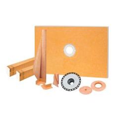 KERDI-SHOWER-KIT 48" x 72" ABS Flange 2"
