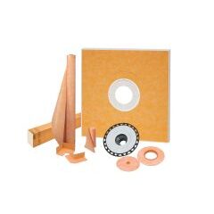 KERDI-SHOWER-KIT 48" x 48" ABS Flange 2"