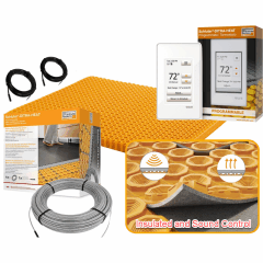 All in One Floor Heating Kit with 21 sq ft Cable