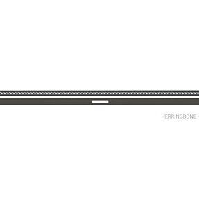 KERDI-LINE-VARIO 8' D13-HERRINGBONE TSDA