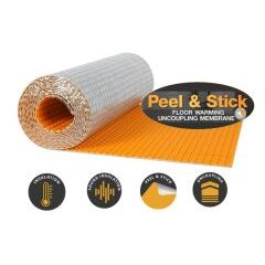 DITRA-HEAT-DUO-PS Insulated Peel &Stick Membrane Roll 108 sq ft