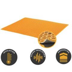 DITRA-HEAT-DUO Insulated Membrane Sheet (3'2-5/8"x2'7-3/8" =8.4 SF) DHD8MA