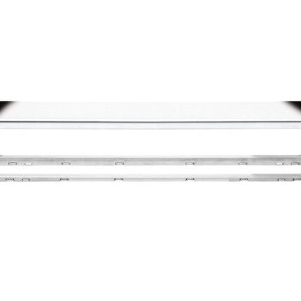 KERDI-LINE 3/4" FRAME 48" SOLID GRATE CHROME