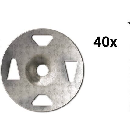 KERDI-BOARD 1-5/8" SCREWS (40) + WASHERS (40)