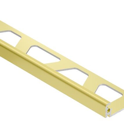 JOLLY EDGE TRIM 3/8" ALUM SATIN BRASS